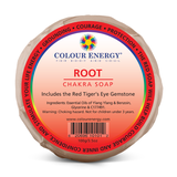 Red Root Chakra Soap 100gm/3.5oz Includes a Red Tiger's Eye Gemstone.