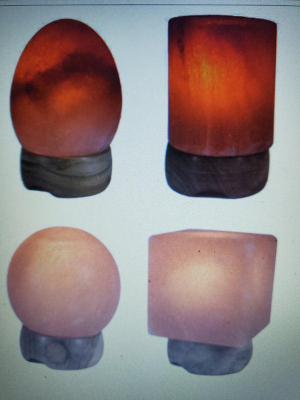 Himalayan Salt Lamp Small OVAL with adjustable dimmer