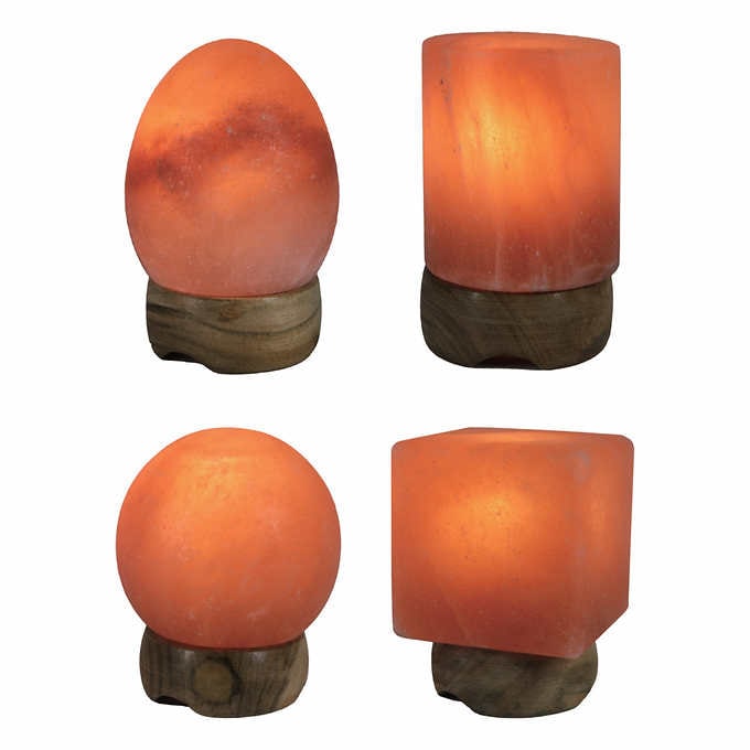 Himalayan Salt Lamp Small CUBE SHAPE with dimmer switch
