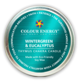 Turquoise Thymus Chakra Candle, Burns 23-30 Hours