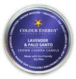 Violet Crown Chakra Candle, Burns 20-30 Hours