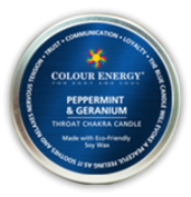 Blue Throat Chakra Soy Candle 120g/4oz  Burn time 20-30 Hours